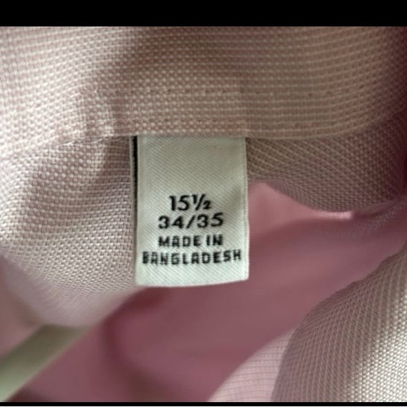 Calvin Klein slim fit non-iron button up shirt. Size 15-1/2.34/35 - Picture 3 of 6